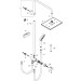 Hansgrohe Showerpipe 230 1jet Vernis Shape Reno EcoSmart mattschwarz