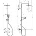 Hansgrohe Showerpipe 240 1jet Vernis Shape mattschwarz mit Brausethermostat