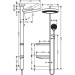 Hansgrohe Showerpipe 360 1jet Rainfinity mattweiss