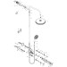 Hansgrohe Showerpipe Axor Montreux chrom mit Thermostat und Hebelgriff