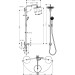 Hansgrohe Showerpipe Croma 220 Reno chrom 