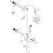Hansgrohe Showerpipe Croma 220 Reno chrom 