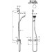 Hansgrohe Showerpipe Croma Select E Multi SemiPipe weiss/chrom