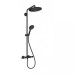 HG Showerpipe Croma Select S 280 mit Raindance Handbrause mattschwarz