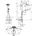 HG Showerpipe Croma Select S 280 mit Raindance Handbrause mattschwarz