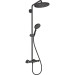 Hansgrohe Showerpipe Croma Select S 280 mit Raindance Handbrause mattschwarz