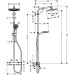 Hansgrohe Showerpipe Crometta S 240 EcoSmart chrom