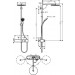 HG Showerpipe Pulsify 260 1jet mit Brausethermostat Aufputz chrom