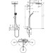 Hansgrohe Showerpipe Pulsify 260 1jet mit Brausethermostat Aufputz chrom