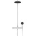 Hansgrohe Showerpipe Pulsify 260 2jet mit Brausethermostat Aufputz mattweiss