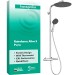 Hansgrohe Showerpipe Raindance Alive S Puro  300 1jet mit Ecostat Element chrom