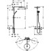 Hansgrohe Showerpipe Raindance Select chrom mit Kopfbrause Raindance Air 1jet 300mm