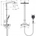 Hansgrohe Showerpipe Raindance Select chrom mit Kopfbrause Raindance E Air 1jet 360mm