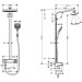 Hansgrohe Showerpipe Raindance Select E 300 2jet EcoSmart ShowerTablet weiss/chrom