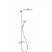 Hansgrohe Showerpipe Raindance Select weiss/chrom mit Kopfbrause S 300 2jet