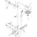 Hansgrohe Showerpipe Raindance Select weiss/chrom mit Kopfbrause S 300 2jet