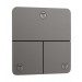 Hansgrohe ShowerSelect Comfort Q Ventil Unterputz für 3 Verbraucher Brushed Black Chrome