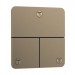 Hansgrohe ShowerSelect Comfort Q Ventil Unterputz für 3 Verbraucher Brushed Bronze