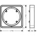 Hansgrohe ShowerSelect Comfort Q Verlängerungsrosette 22 mm Matt Black