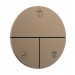 Hansgrohe ShowerSelect Comfort S Ventil Unterputz für 3 Verbraucher Brushed Bronze