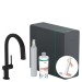 Hansgrohe SodaSystem 210 Aqittura M91 Ausziehauslauf 1j sBox Starter Set Matt Black