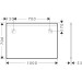 Hansgrohe Spiegel Xarita Lite Q 1000/30 m.hor.LED Beleuchtung Wandschalter Matt White