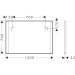 Hansgrohe Spiegel Xarita Lite Q 1000/30 m.seitl.LED Beleuchtung Wandschalter Matt White