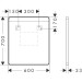 Hansgrohe Spiegel Xarita Lite Q 600/30 m.hor.LED Beleuchtung IR Sensor Matt White