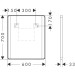 Hansgrohe Spiegel Xarita Lite Q 600/30 m.seitl.LED Beleuchtung IR Sensor Matt White