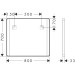 Hansgrohe Spiegel Xarita Lite Q 800/30 m.seitl.LED Beleuchtung Wandschalter Matt White