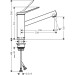 Hansgrohe Spültischmischer 150 Zesis M33 1jet mattschwarz