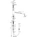 Hansgrohe Spültischmischer 150 Zesis M33 Ausziehbrause 2jet mattschwarz