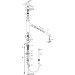 Hansgrohe Spültischmischer 160 Zesis M33 Ausziehbrause 2jet mattschwarz
