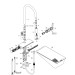 Hansgrohe Spültischmischer 170 Aquno Select M81 Ausziehbrause 3jet mattschwarz