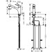 Hansgrohe Spültischmischer 170 mit SBox Ausziehbrause M5216-H170 chrom
