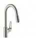 Hansgrohe Spültischmischer 220 Ausziehbrause M429-H220ST edelstahl-optik