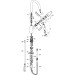 Hansgrohe Spültischmischer 220 Ausziehbrause M429-H220ST edelstahl-optik