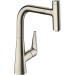 Hansgrohe Spültischmischer 220 Select mit sBox Ausziehausl.M5115-H220ST edelstahl-optic