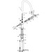 Hansgrohe Spültischmischer 220 Talis M54 Geräteabsperrv.1jet mattschwarz