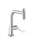 Hansgrohe Spültischmischer 230 Select 2jet Axor Citterio Ausziehbrause sBox steel
