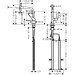 Hansgrohe Spültischmischer 230 Select 2jet Axor Citterio Ausziehbrause sBox steel