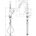 Hansgrohe Spültischmischer 240 Focus M41 Eco Ausziehbrause 2jet chrom