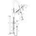 Hansgrohe Spültischmischer 240 Focus M41 Eco Ausziehbrause 2jet chrom