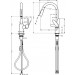 Hansgrohe Spültischmischer 240 Focus M41 Eco Ausziehbrause 2jet edelstahl-optik