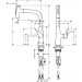 Hansgrohe Spültischmischer 240 Metris Select M71 Ausziehbrause 2jet chrom