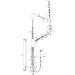 Hansgrohe Spültischmischer 240 Metris Select M71 Ausziehbrause 2jet chrom