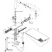 Hansgrohe Spültischmischer 250 Aquno Select M81 Ausziehauslauf 2jet chrom