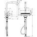 Hansgrohe Spültischmischer 250 Aquno Select M81 Ausziehauslauf 2jet mattschwarz