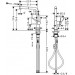 Hansgrohe Spültischmischer 270 Talis M54 Ausziehauslauf 1jet chrom
