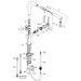 Hansgrohe Spültischmischer 270 Talis M54 Ausziehauslauf 1jet mattschwarz